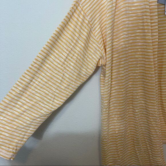 NWT Bobeau Striped Front Tie Cardigan Size 1X - Picture 5 of 5